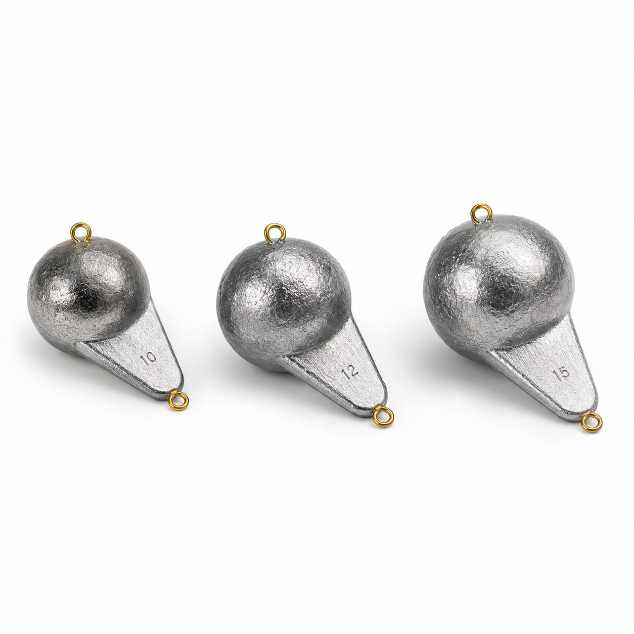 Finned Cannon Ball Downrigger Weight